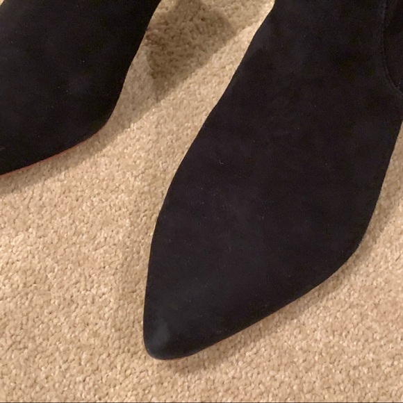 Loeffler Randall Kassidy Kitten Heel Bootie, Black Suede - Picture 3 of 16